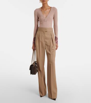 Djuna Medium chevron leather shoulder bag | Valentino Garavani