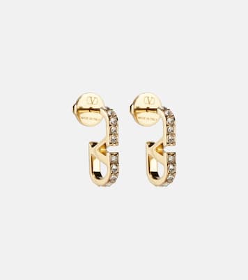 VLogo Signature Swarovski®-embellished earrings | Valentino