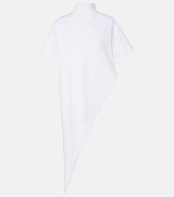 Asymmetric cotton jersey T-shirt | Alaïa