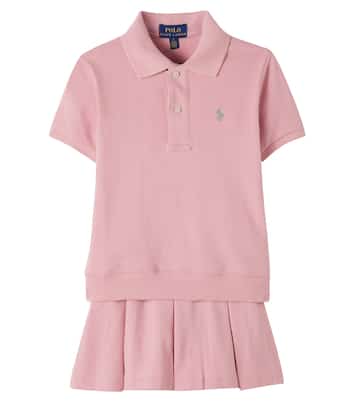Set aus Polohemd und Rock aus Baumwoll-Piqué | Polo Ralph Lauren Kids