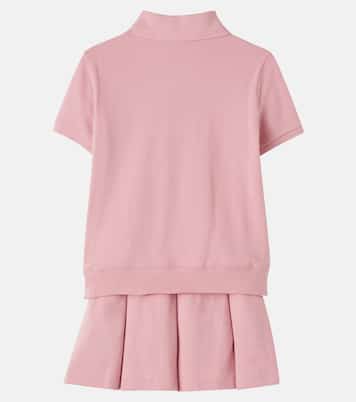Set aus Polohemd und Rock aus Baumwoll-Piqué | Polo Ralph Lauren Kids