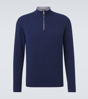 Cashmere half-zip sweater | Eleventy