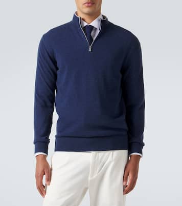 Cashmere half-zip sweater | Eleventy