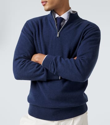 Cashmere half-zip sweater | Eleventy