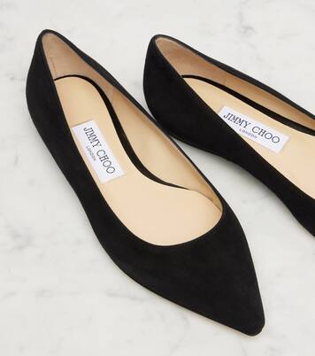 Romy suede ballet flats | Jimmy Choo