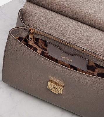 Tote Sicily Medium aus Leder | Dolce&Gabbana