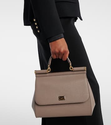 Tote Sicily Medium aus Leder | Dolce&Gabbana