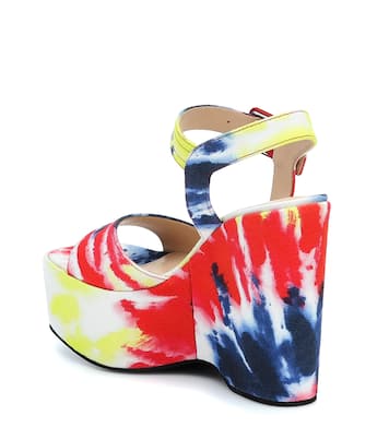 Paula's Ibiza Wedge-Sandalen aus Canvas | Loewe