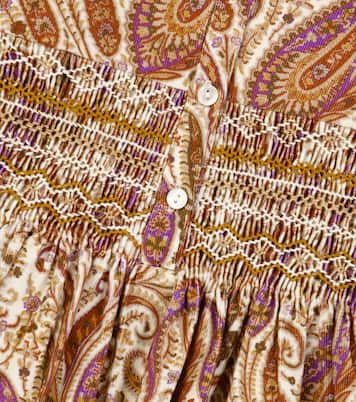 Robe Tamsin en coton à imprimé paisley | Bonpoint