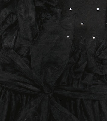 Robe en tulle à ornements | Monnalisa