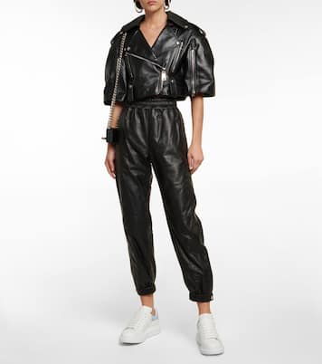 Leather sneakers | McQueen