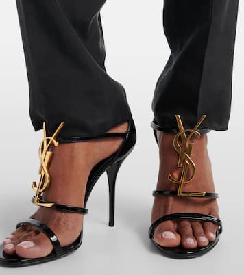Cassandra 100 leather sandals | Saint Laurent