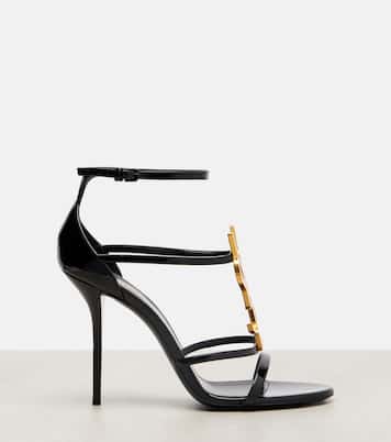 Cassandra 100 leather sandals | Saint Laurent