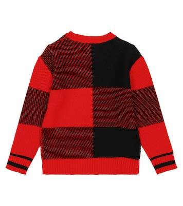 Jersey en mezcla de lana a cuadros | Woolrich Kids