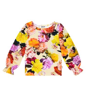 Raina floral cotton-blend jersey top | Molo