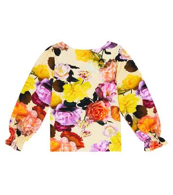 Raina floral cotton-blend jersey top | Molo
