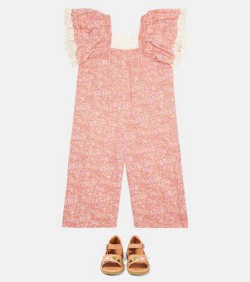 Irene floral cotton jumpsuit | Louise Misha