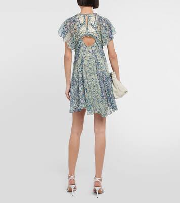 Robe Odile imprimée en soie | Isabel Marant