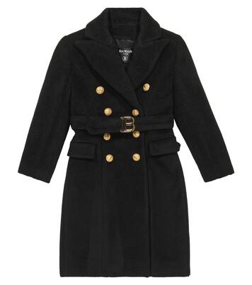 Wool and mohair coat | Balmain Kids