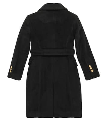Wool and mohair coat | Balmain Kids