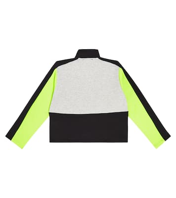 Logo cotton jersey sweatshirt | Versace Kids