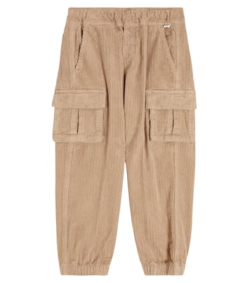 Cotton corduroy cargo pants | Il Gufo