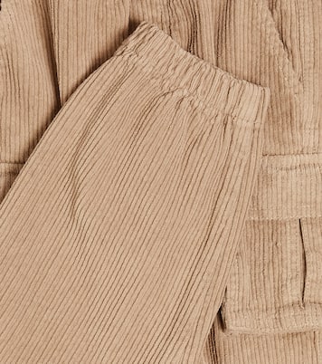Cotton corduroy cargo pants | Il Gufo