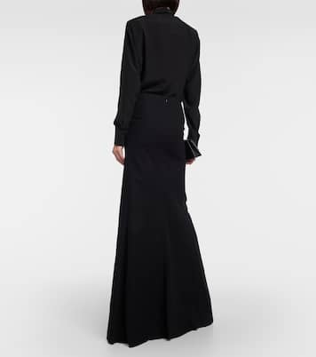 Virgin wool maxi skirt  | Ann Demeulemeester