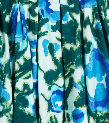 Floral cotton-blend skirt | Morley