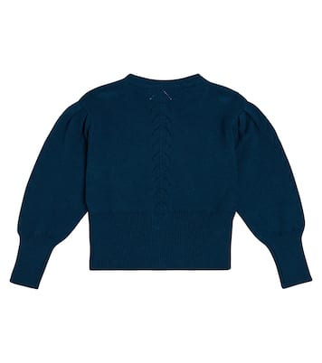 Francesca cotton-blend cardigan | C'era Una Volta