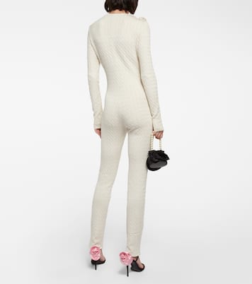 Cable-knit silk jumpsuit | Magda Butrym