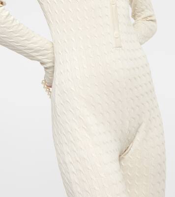 Cable-knit silk jumpsuit | Magda Butrym