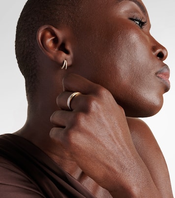 Ohrringe Time aus 10kt aus Gelbgold mit Diamanten | Stone and Strand