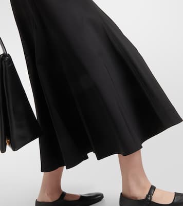 Wool-blend midi skirt | CO