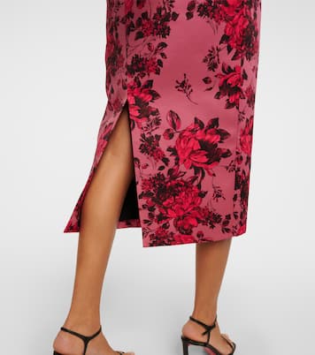 Robe midi Adalina à fleurs | Emilia Wickstead