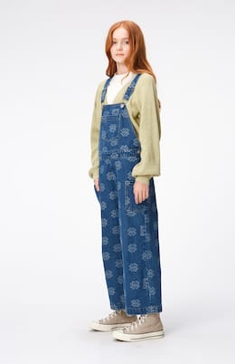 Amber embroidered denim overalls | Molo