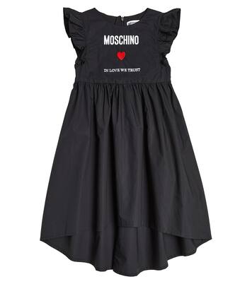 Robe en coton à logo | Moschino Kids
