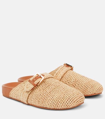 Quinta raffia mules | Clergerie