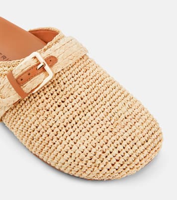 Quinta raffia mules | Clergerie