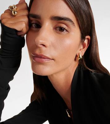 Ohrringe Water Droplet aus 14kt Gelbgold (585/1000) | Mateo