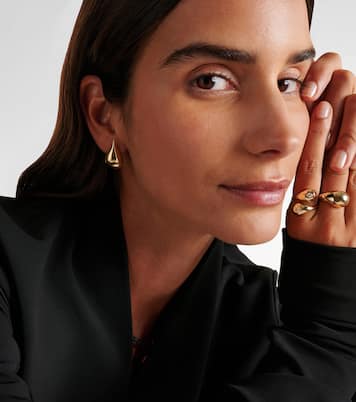 Ohrringe Water Droplet aus 14kt Gelbgold (585/1000) | Mateo