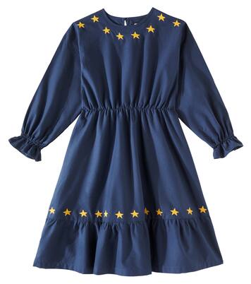 Robe Stars brodée en coton | Tinycottons