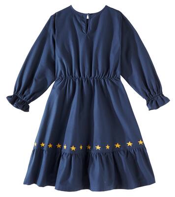 Robe Stars brodée en coton | Tinycottons