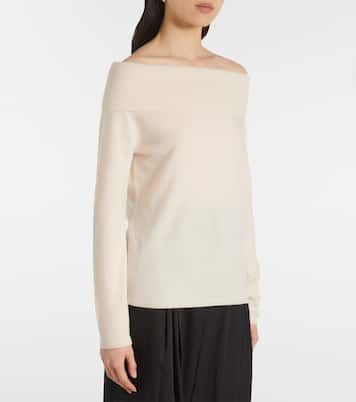 Off-Shoulder-Top aus Kaschmir | Jardin des Orangers