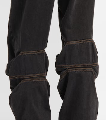Wide-Leg Jeans Evergreen Draped Cuff | Y/Project