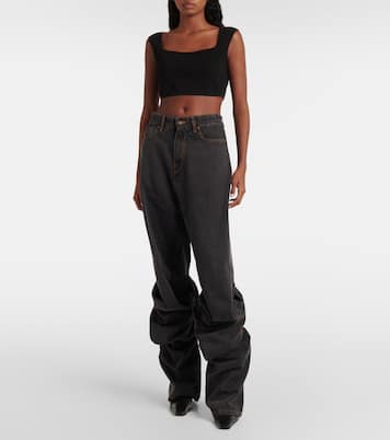 Wide-Leg Jeans Evergreen Draped Cuff | Y/Project