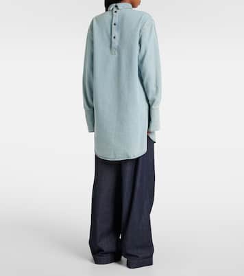 Top aus Denim | Dries Van Noten