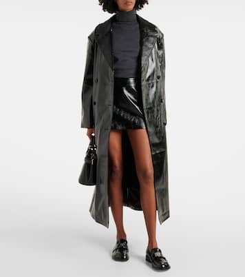 Minifalda Mary de piel sintética | The Frankie Shop