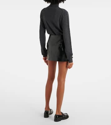 Minifalda Mary de piel sintética | The Frankie Shop