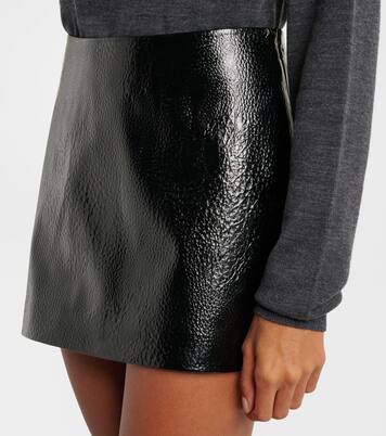 Minifalda Mary de piel sintética | The Frankie Shop